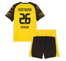 Borussia Dortmund Julian Ryerson #26 Koszulka Podstawowa dzieci 2025-26 Krótki Rękaw (+ krótkie spodenki)